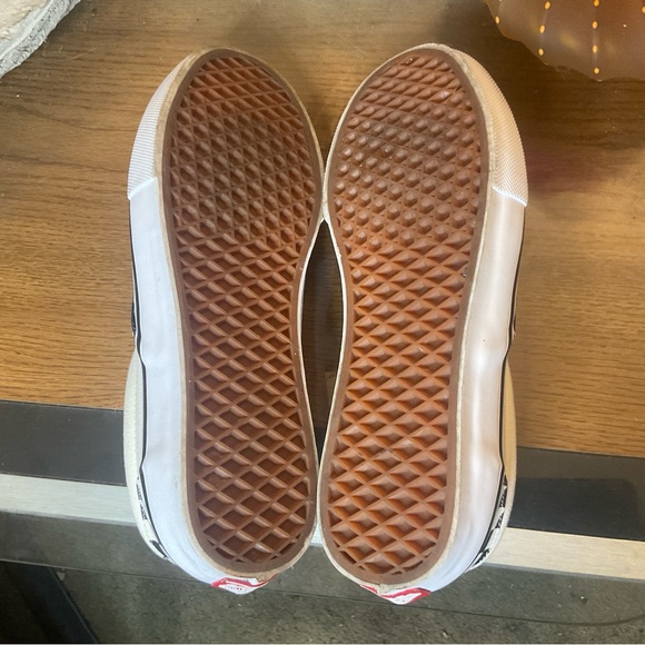 VANS MENS SKATE PRO SLIP ON CHECKERS SKATE SHOES 10 - Picture 7 of 8